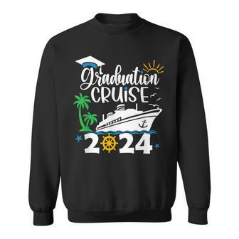 Senior Graduation Trip Cruise 2024 Aw Ship Party Cruise Sweatshirt - Monsterry CA