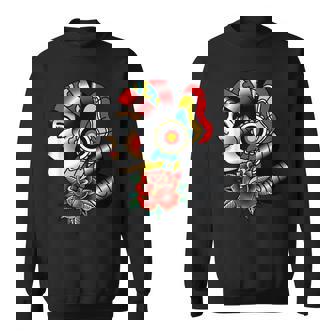 Señora Cabeza Americana Tatuaje Tradicionalieja Camisa de entrenamiento - Regaloses