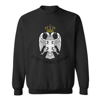 Serbian Eagle Bog Cuva Srbe Srbija Srpska Cetnik Sweatshirt - Seseable