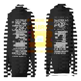 Sewing & Quilting Lover Sewer Quilters Novelty Sewing Sweatshirt - Seseable