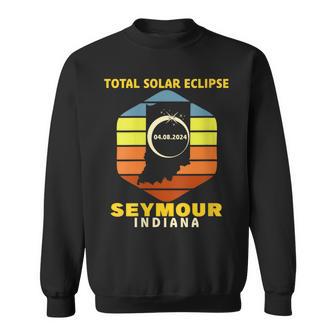 Seymour Indiana Total Solar Eclipse 2024 Sweatshirt - Thegiftio