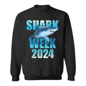 Shark 2024 Week Passion For Shark Lover Family Scuba Diver Sweatshirt - Monsterry