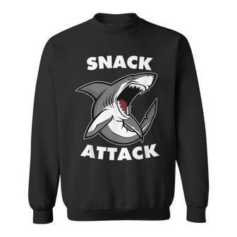 Shark Snack Attack Hungry Shark Sweatshirt - Monsterry