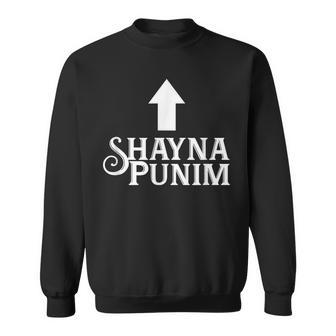 Shayna Punim Jewish With Arrow Sweatshirt - Monsterry DE