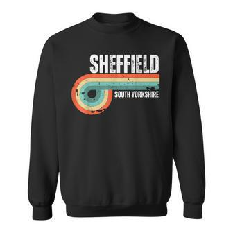 Sheffield South Yorkshire Retro City Vintage Souvenir Sweatshirt - Monsterry