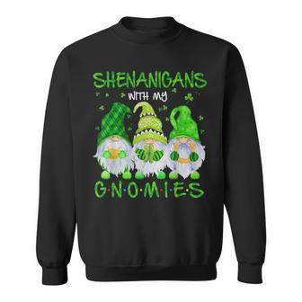 Shenanigans With My Gnomies St Patrick's Day Gnome Lover Sweatshirt | Seseable CA