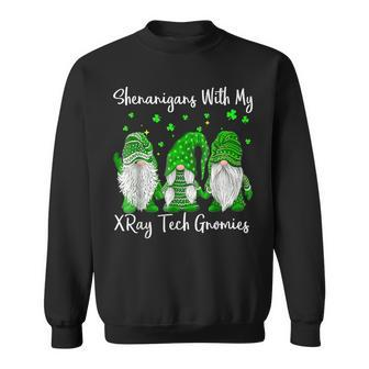 Shenanigans With My Gnomies St Patrick's Day Xray Tech Sweatshirt - Seseable