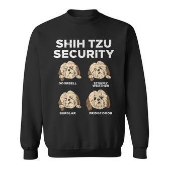 Shih Tzu Security Animal Pet Dog Lover Owner Sweatshirt - Monsterry UK