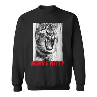 Shining Cat Here Is Kitty Kitten And Movie Love Sweatshirt - Monsterry