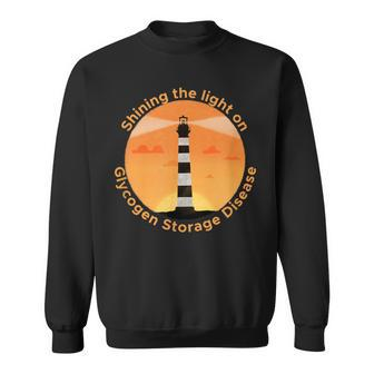 Shining The Light On Glycogen Storage Disease Gsd Sweatshirt - Monsterry UK