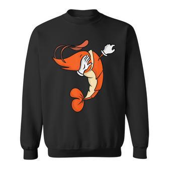 Shrimp Dab Pose Sweatshirt - Monsterry