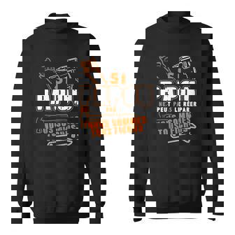 Si Papou Ne Peut Pas Le Reparer 1 Sweater e - Cadeauxyz