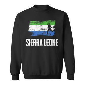 Sierra Leone Flag Jersey Sierra Leonian Soccer Team Sweatshirt - Monsterry AU