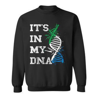 Sierra Leone It's In My Dna Siera Leonean Roots Flag Sweatshirt - Monsterry UK