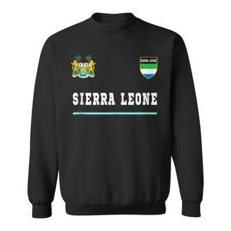 Sierra Leone SportsSoccer Jersey Flag Football Sweatshirt - Monsterry