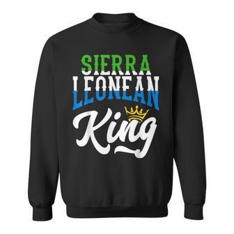 Sierra Leonean King Sierra Leone Sierra Leonean Flag Sweatshirt - Monsterry DE