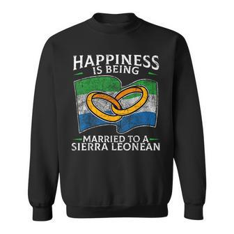 Sierra Leonean Wedding Sierra Leone Roots Flag Salone Couple Sweatshirt - Monsterry UK