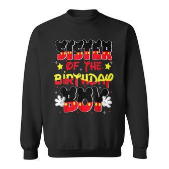 Sister Of The Birthday Boy Mouse Family Matching Sweatshirt | Mazezy UK