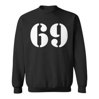 Sixty Nine Number 69 Numbered Sweatshirt - Monsterry UK