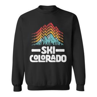 Ski Colorado Vintage 80S Mountains Sweatshirt | Mazezy