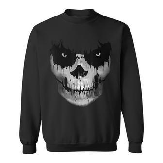 Skull Dark Scary Skulls Sweatshirt - Seseable