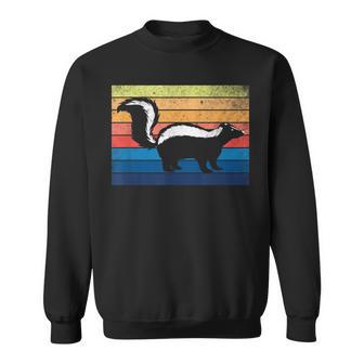 Skunk Vintage Retro Animal Skunks Sweatshirt - Monsterry AU