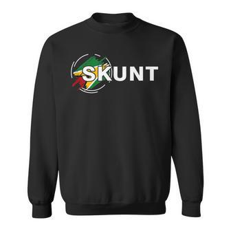 Skunt With Guyana Flag Patriotic Sweatshirt - Monsterry AU