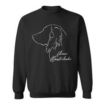 Small Münsterländer Profile Dog Breed Dog Sweatshirt - Seseable