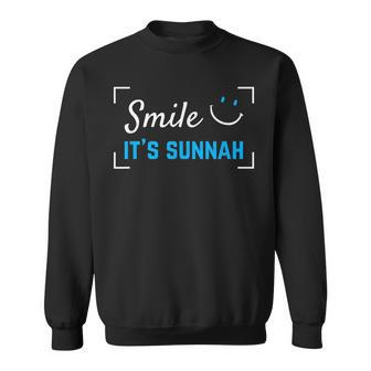 Smile It's Sunnah Islamic Saying Islam For Muslim Sweatshirt - Thegiftio UK