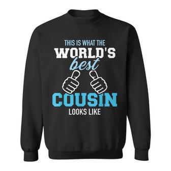 So Sieht Der Beste Cousin Der Welt Aus Sweatshirt - Geschenkecke