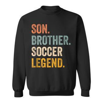 Soccer For Boys 8-12 Retro Son Brother Soccer Sweatshirt - Thegiftio UK