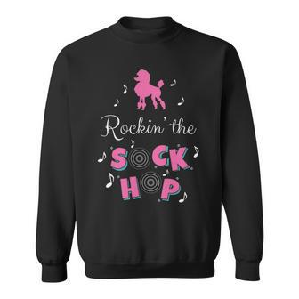 Sock Hop Costume Pink Poodle Sweatshirt | Mazezy UK