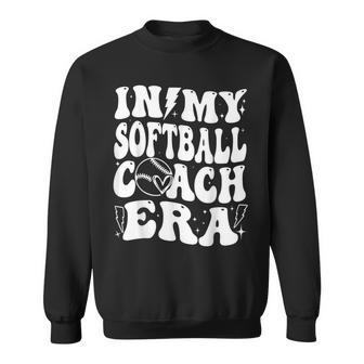 In My Softball Coach Era Softball Coach Sweatshirt - Monsterry DE