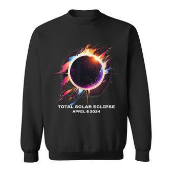 Solar Eclipse 2024 4824 Totality Event Watching Souvenir Sweatshirt | Mazezy