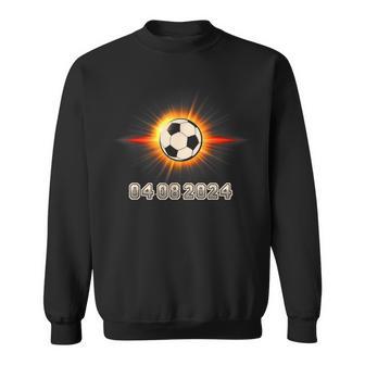 Solar Eclipse 2024 America Totality 04 08 2024 Soccer Player Sweatshirt - Monsterry UK