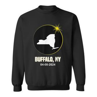 Solar Eclipse 2024 Buffalo State New York Solar Eclipse Sweatshirt - Monsterry DE