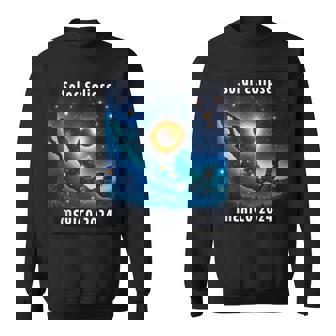 Solar Eclipse 2024 Mexico Starry Night Solar Eclipse 2024 Sweatshirt - Thegiftio