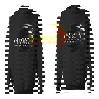 Solar Eclipse 2024 People Of State Indiana Solar Eclipse Sweatshirt - Thegiftio