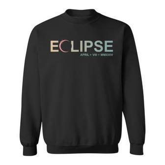 Solar Eclipse 2024 Total Solar Eclipse 40824 Sweatshirt | Mazezy