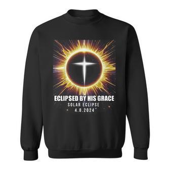 Solar Eclipse 2024 Total Eclipse April 8Th Christian Sweatshirt | Mazezy