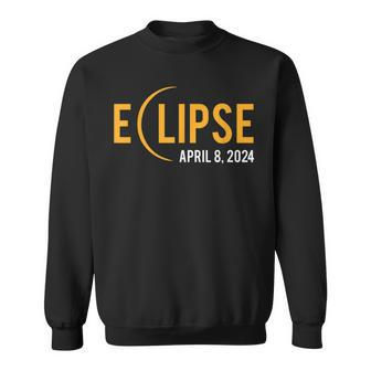 Solar Eclipse 2024 Total Solar Eclipse Phases April 8 2024 Sweatshirt - Monsterry