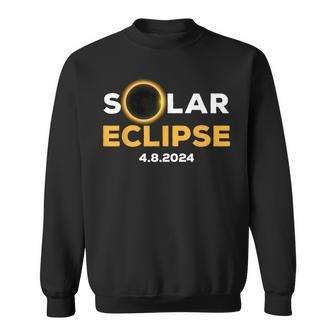 Solar Eclipse 2024 Total Solar Eclipse Phases April 8Th Sweatshirt - Monsterry