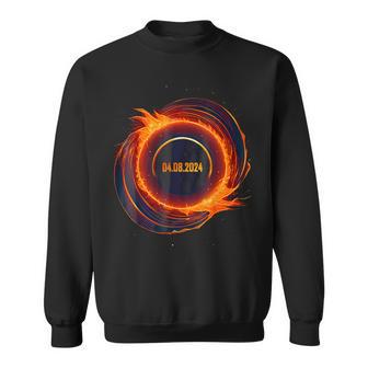 Solar Eclipse 2024 Total Sun Eclipse Sweatshirt - Monsterry