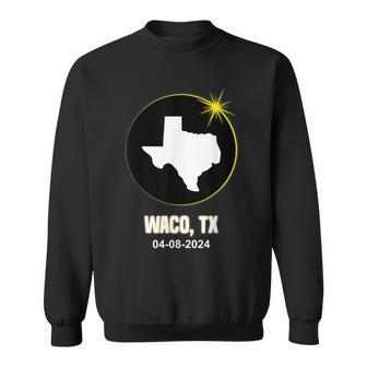 Solar Eclipse 2024 Waco State Texas Total Solar Eclipse Sweatshirt - Monsterry