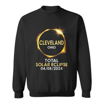 Solar Eclipse Cleveland Ohio Total Solar Eclipse 04 08 2024 Sweatshirt - Monsterry CA