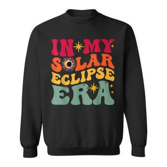 In My Solar Eclipse Era 2024 Total Solar Eclipse Groovy Sweatshirt | Mazezy