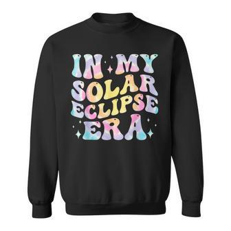 In My Solar Eclipse Era Total Solar Eclipse 2024 Groovy Sweatshirt - Seseable