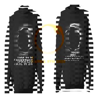 Solar Eclipse To Do List 2017 2024 Total Solar Eclipse Sweatshirt | Seseable CA