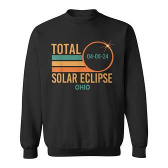 Solar Eclipse Ohio April 8 2024 Total Totality Sweatshirt | Mazezy