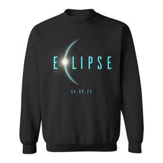 Solar Eclipse Totality 40824 Astronomy Lovers 2024 Blue Sweatshirt - Monsterry AU